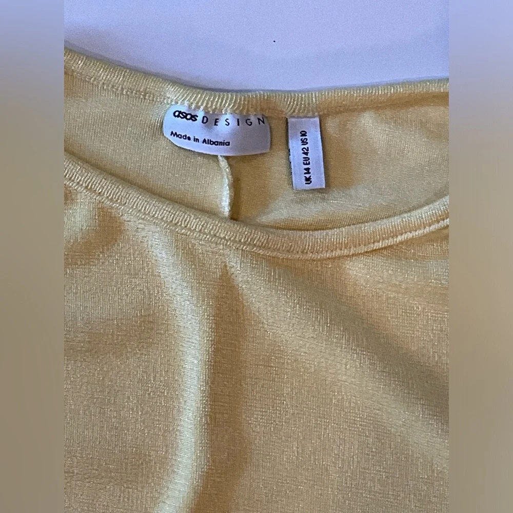 ASOS DESIGN Yellow Dress 10 - Picture 6 of 8